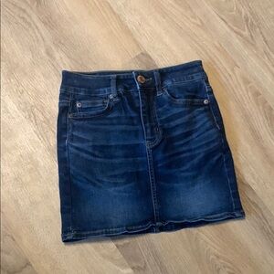 American Eagle Outfitters Dark Blue Pencil Skirt